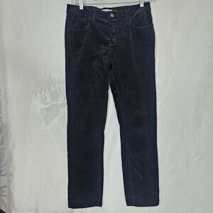 Christopher Blue Size 12 Sophia Midrise Skinny Silhouette Corduroy Trouser Pants